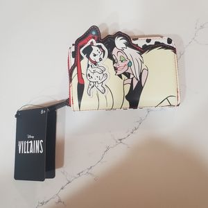 Cruella Loungefly Wallet NWT